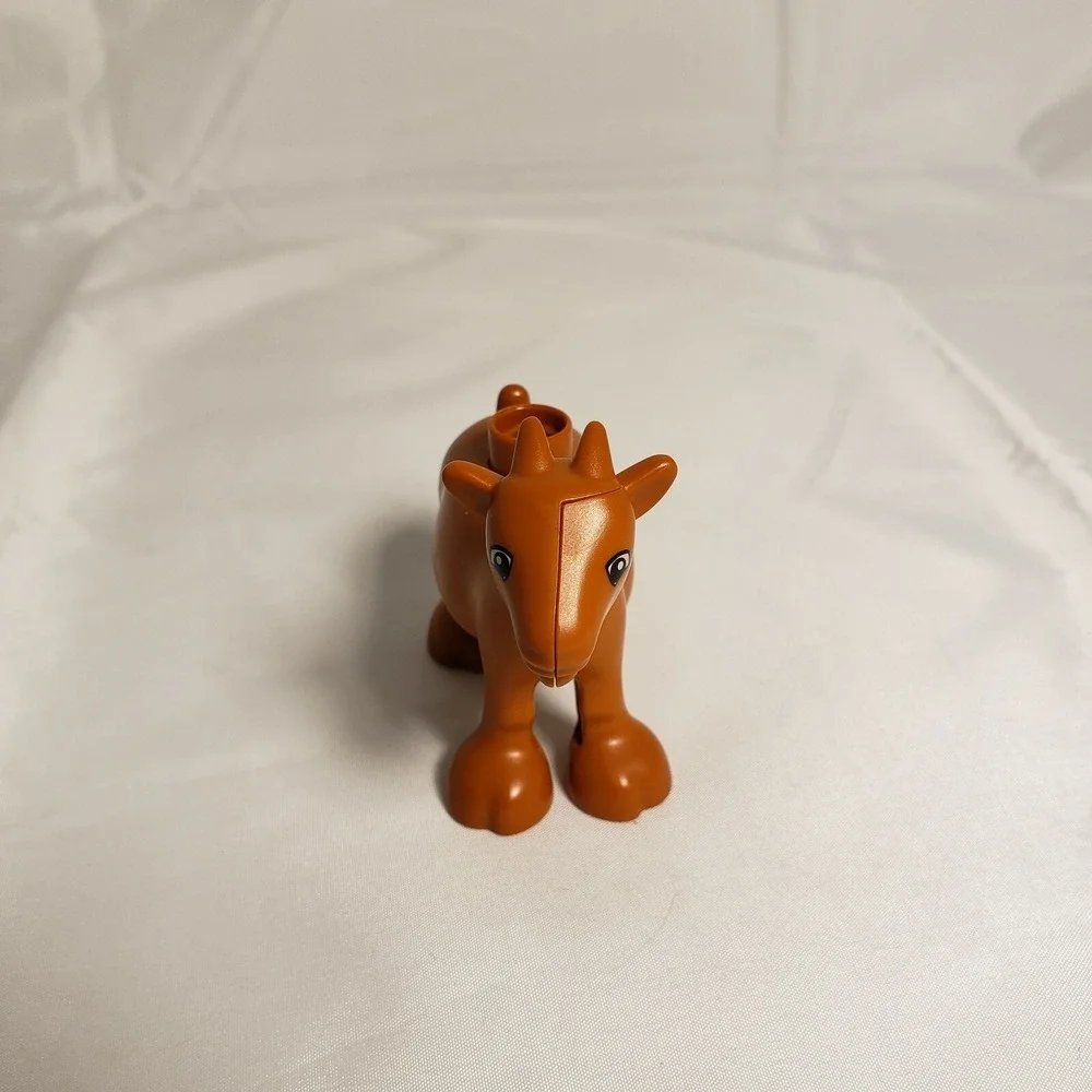 Lego Duplo Brown Goat Farm Animal From Set 10522 Minifigure - Picture 3 of 7